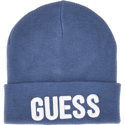Dětská čepice Guess modrá z tenké pleteniny LBZ ZQO LBZ.ZQO.BYH