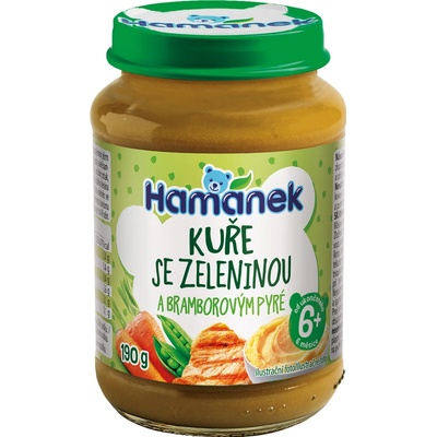Hamánek Kuře se zeleninou a bramborem 190 g