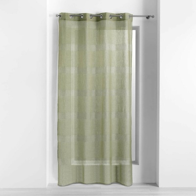 Kaki voálová záclona 140x280 cm Ajourela – douceur d'intérieur