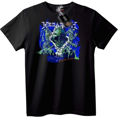 NOONEBRAND Тениска Megadeth Ръждясване в мир - L, White