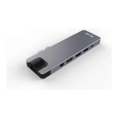 LMP USB-C Compact Dock 4K Pro - мултифункционален хъб за свързване на допълнителна периферия за компютри с USB-C (тъмносив)