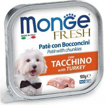 Monge Fresh Adult Dog kousky s krůtou 100 g