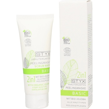 STYX 2в1 маска за пилинг с био жожоба "Билкова градина" - 70 мл