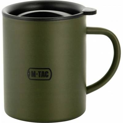 M Tac Termohrnek s víčkem Nerezová Ocel 400 ml olivová barva