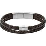 Fossil мъжка гривна кожена стоманена JF02934040 Fossil | Cheren | МЪЖЕ | ЕДИН РАЗМЕР