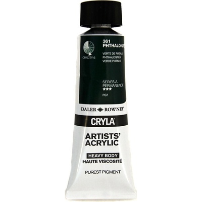 Daler-Rowney Cryla Artists’ АКРИЛНА боя Phthalo Green 75 ml 1 бр (125075361)