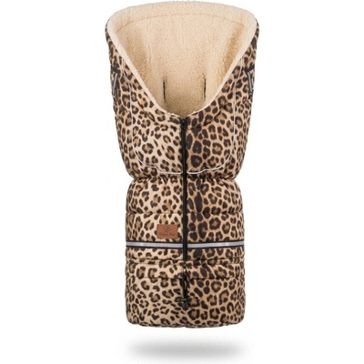 HappyBee zimní Yetti 3v1 ovčí rouno leopard