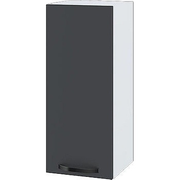 ИРИМ Горен кухненски шкаф Сити БФ-Карбон мат-11-1 30 см