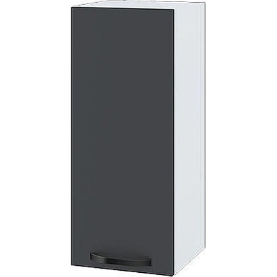 ИРИМ Горен кухненски шкаф Сити БФ-Карбон мат-11-1 30 см