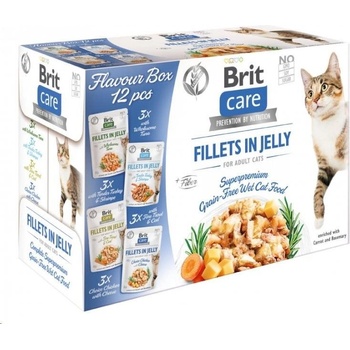 Brit Care Cat Fillets in Jelly Flavour box 12 x 85 g