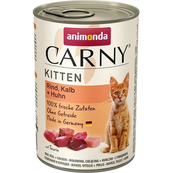 Image 1 of Animonda Kitten Chicken and beef консерва за подрастващи котки с пиле и телешко 400gr