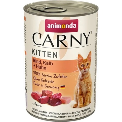 Animonda Kitten Chicken and beef консерва за подрастващи котки с пиле и телешко 400gr