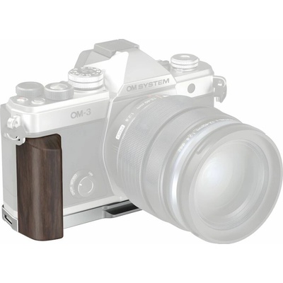 SmallRig L-Shaped Mount Plate with Wooden Handle for OM SYSTEM OM-3 5563 – Sleviste.cz