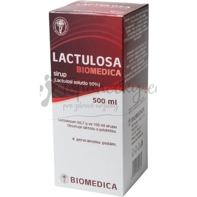 Lactulosa Biomedica sir.1 x 250 ml 50%