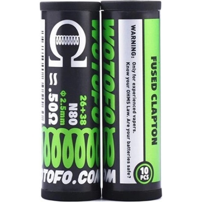 Wotofo Fused Clapton Předmotané spirálky 0,5 ohm