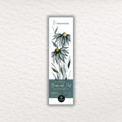 Hahnemühle ZÁLOŽKY WATERCOLOUR BOOKMARK PAD 300 GSM 100 % BAVLNA 5,5x20 CM