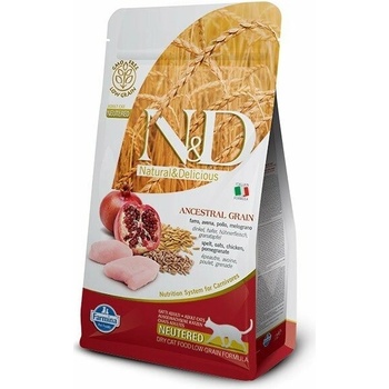 N&D Low Grain Cat Neutered Chicken & Pomegranate 10 kg