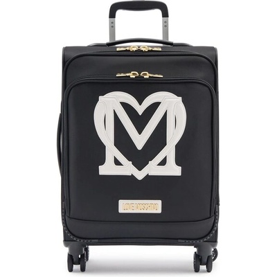 Love moschino Самолетен куфар за ръчен багаж LOVE MOSCHINO JC5101PP0IKX000A Nero/Bianco (JC5101PP0IKX000A)
