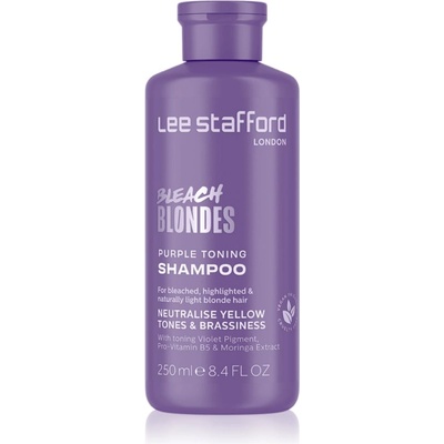 Lee Stafford Bleach Blondes Toning Shampoo шампоан за руса коса неутрализиращ жълтеникавите оттенъци 250ml