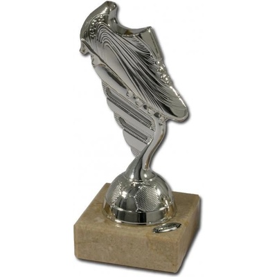 F1430 Soška kopačka stříbrná