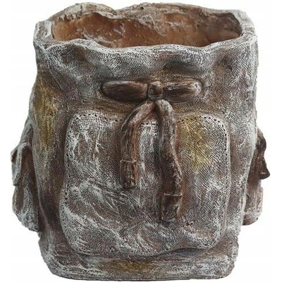 Morex Květináč 24,5 x 20,5 x 22,5 cm fibre stone béžový