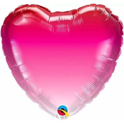 Lepaso Fóliový balónek 18 palcový QL HRT růžový ombre%