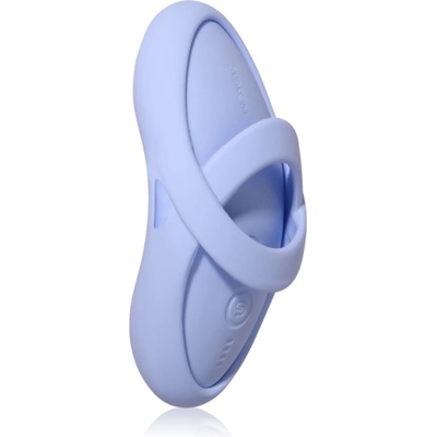 SVAKOM Echo 2 Flexible Finger Vibrator клитор стимулатор с разделител за пръст Blue 9.1 см