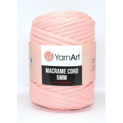 Macrame Cord 5 mm barva 767 lososová