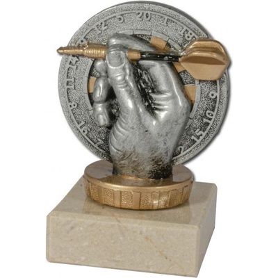 Šipkařská trofej Darteg figurka šipky 10 cm