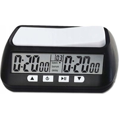 Černé šachové hodiny pro školy a kluby