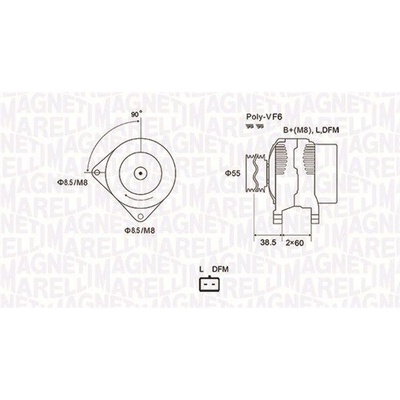 Generátor MAGNETI MARELLI 063731933010