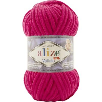 Alize Velluto Farba: ciklámenová 798