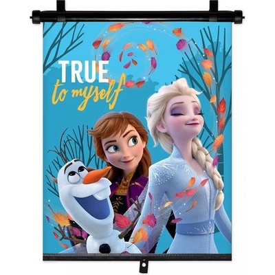 SEVEN Sluneční clona Roletka Ledové Království True Plast, Polyester 1 ks 40x35 cm