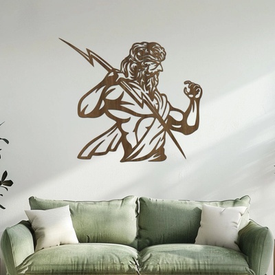 dřevo života Dřevěná dekorace ZEUS Rozměry (cm): 80x70, Zvolte barvu dekoru: Ořech