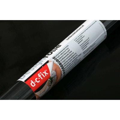 d-c-fix KT0635-643 Samolepiace fólie samolepiaca tapeta lesklá čierna, veľkosť 90 cm x 2,1 m