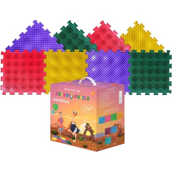 Image 1 of Ortho Puzzle Модулен килим за игра Ortho Puzzle - Микс, таралежи (OP06)