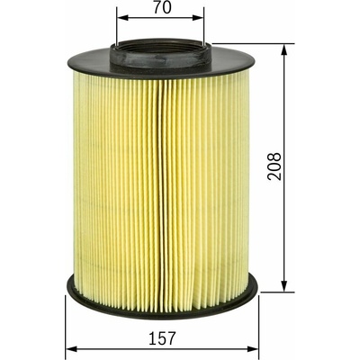 Vzduchový filter BOSCH F 026 400 492