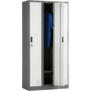 Carmen Метален шкаф Carmen CR-1242 J SAND - сив/графит (3580014)