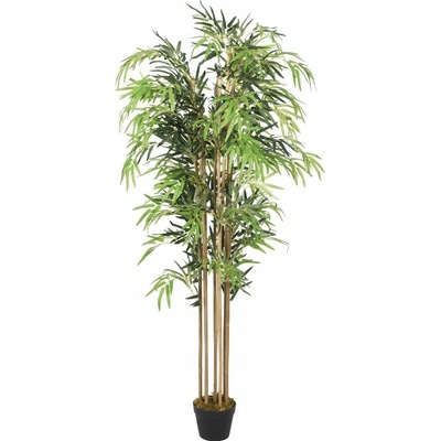 vidaXL Umělý bambus 1 605 listů 180 cm zelený