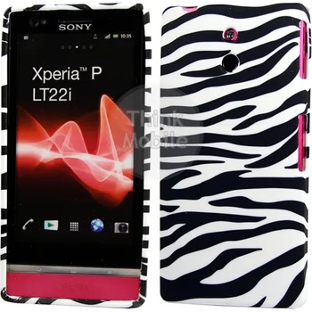 Image 1 of Sony Xperia_P LT22i Zebra Style Калъф + Протектор