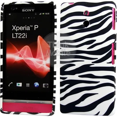 Sony Xperia_P LT22i Zebra Style Калъф + Протектор