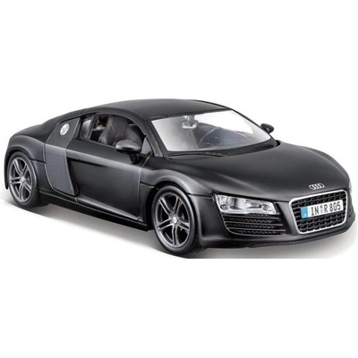 Maisto - Audi R8, матово черно, 1: 24
