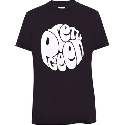 Pretty Green Тениска Pretty Green Gillespie Tee Men - Black