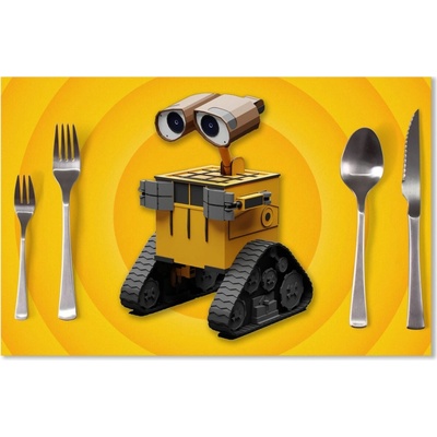 Sablio Prestieranie Wall-E robot Žltý 40x30cm