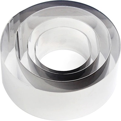 Horecano Cn-Комплект от кръгли иноксови форми (2196) (01981085)
