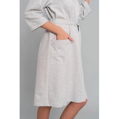 Italian Fashion župan Karla r.3/4 šedá