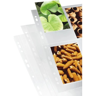 HAMA Fotobalíčky DIN A4, 4–8 fotografií 10x15 cm, priehľadné, 10 ks - 00009777