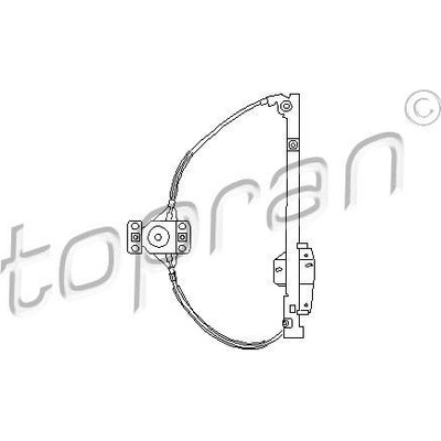 Mechanizmus zdvíhania okna TOPRAN 103 594