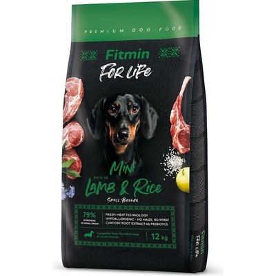 Fitmin Dog For Life Adult Mini Lamb & Rice 12 kg