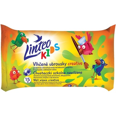 Linteo Baby Kids vlhčené utierky 15 ks